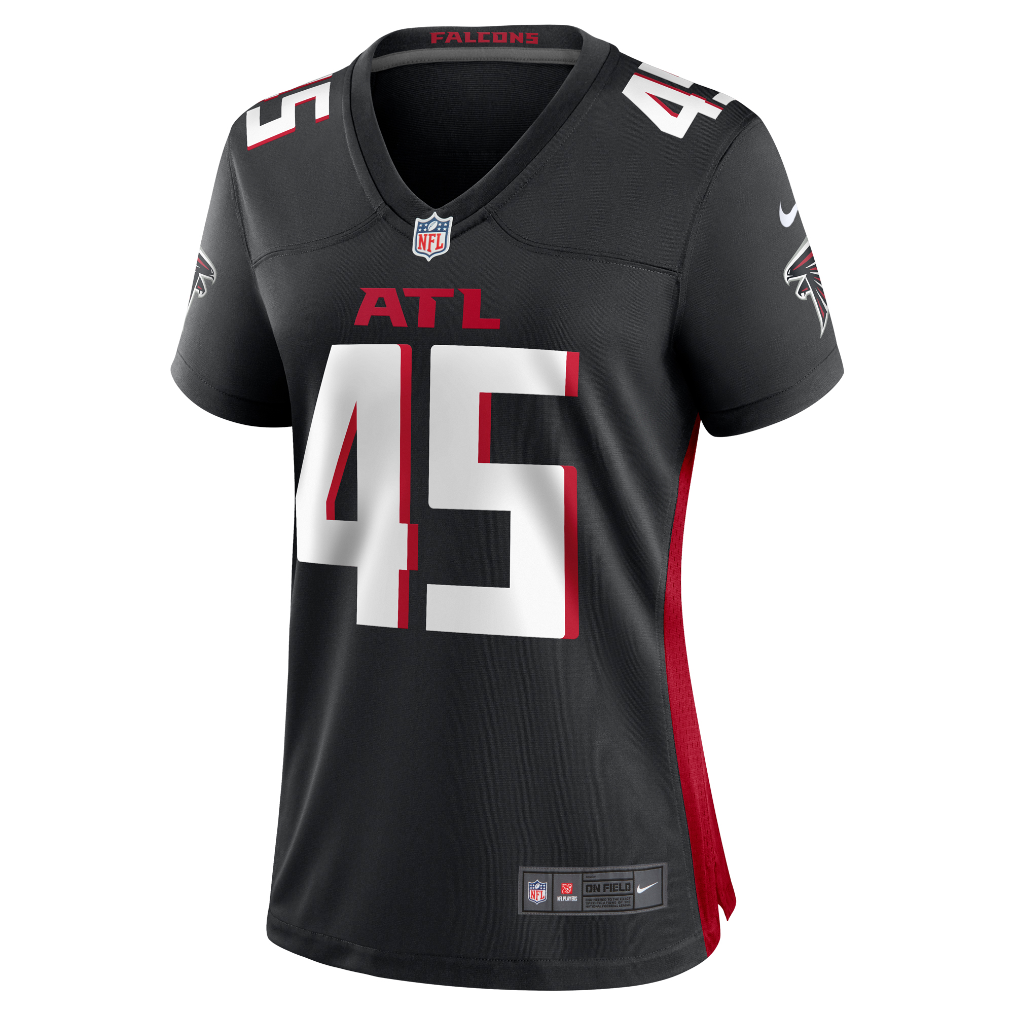 Donavan Mutin Atlanta Falcons Nike Women's  Game Jersey -  Black 2