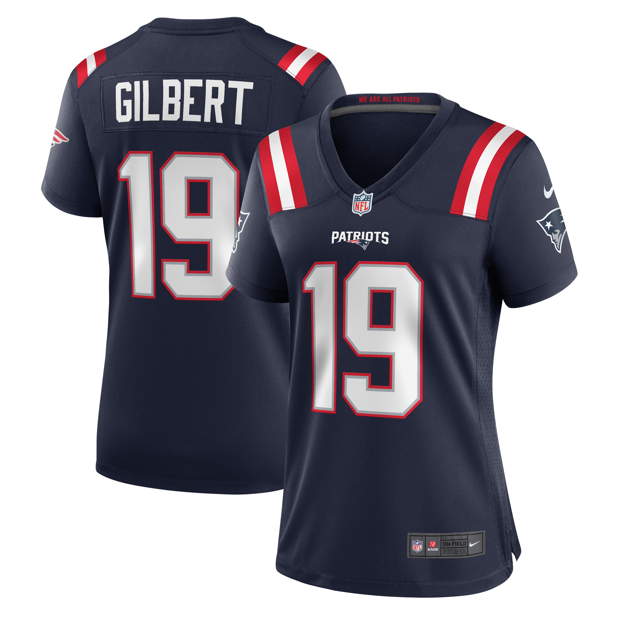 Garrett Gilbert New England Patriots Nike Women's Game Jersey - Navy