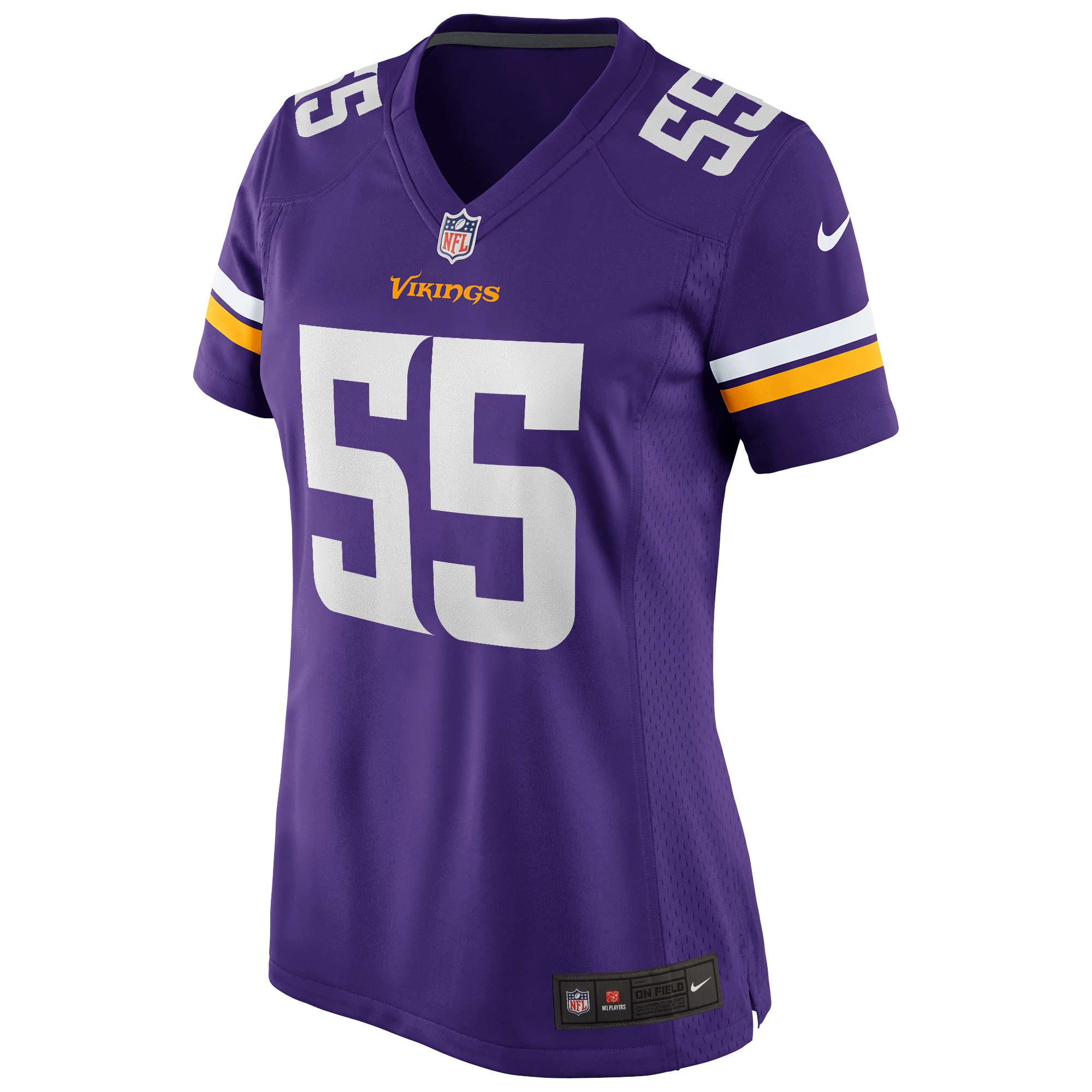 Jack Del Rio Minnesota Vikings Nike Women's Game Retired Player Jersey - Purple 2