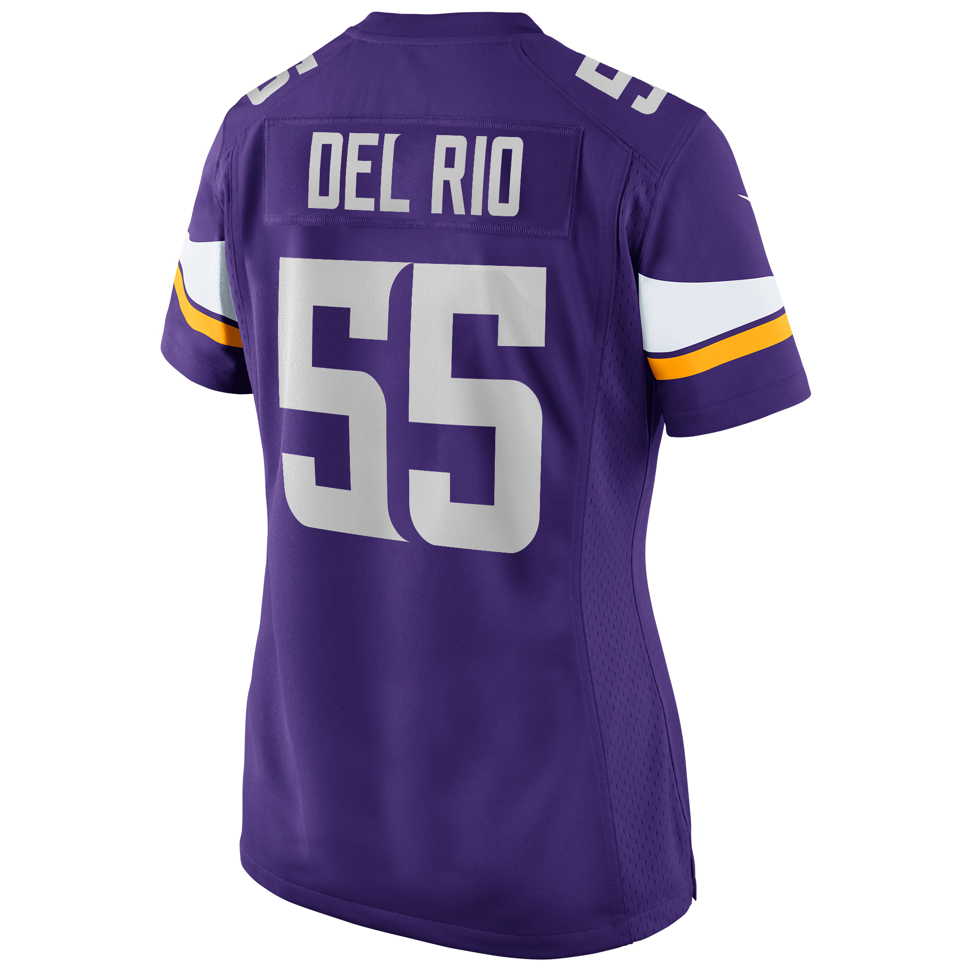 Jack Del Rio Minnesota Vikings Nike Women's Game Retired Player Jersey - Purple 3