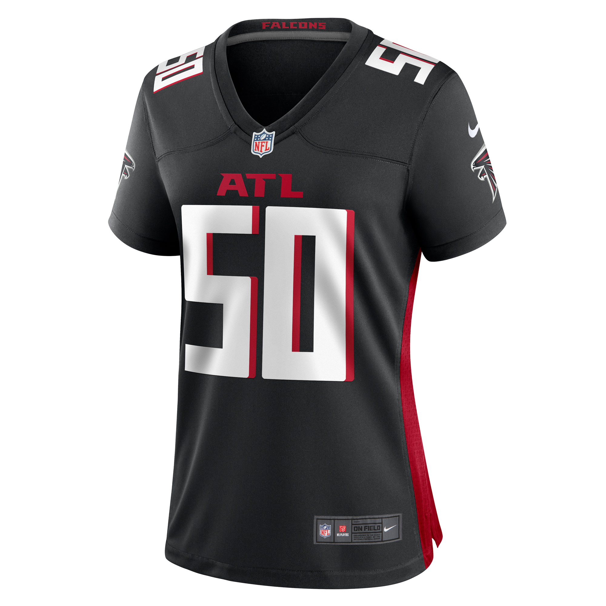 James Smith-Williams Atlanta Falcons Nike Women's  Game Jersey -  Black 2