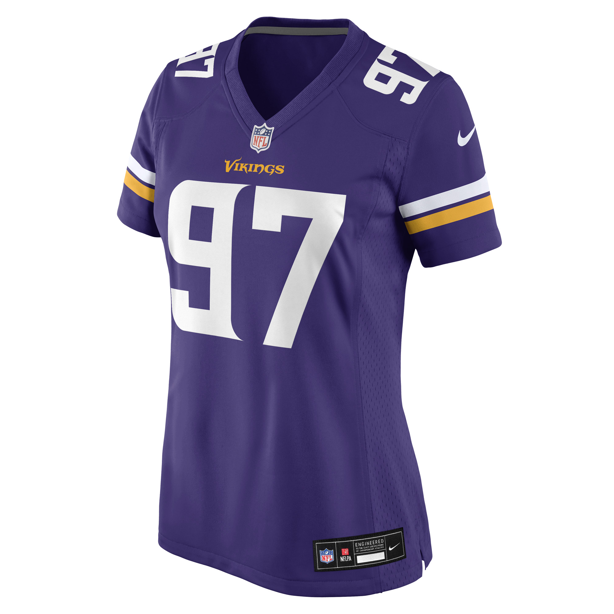 Javon Hargrave Minnesota Vikings Nike Women's Team Game Jersey -  Purple 2
