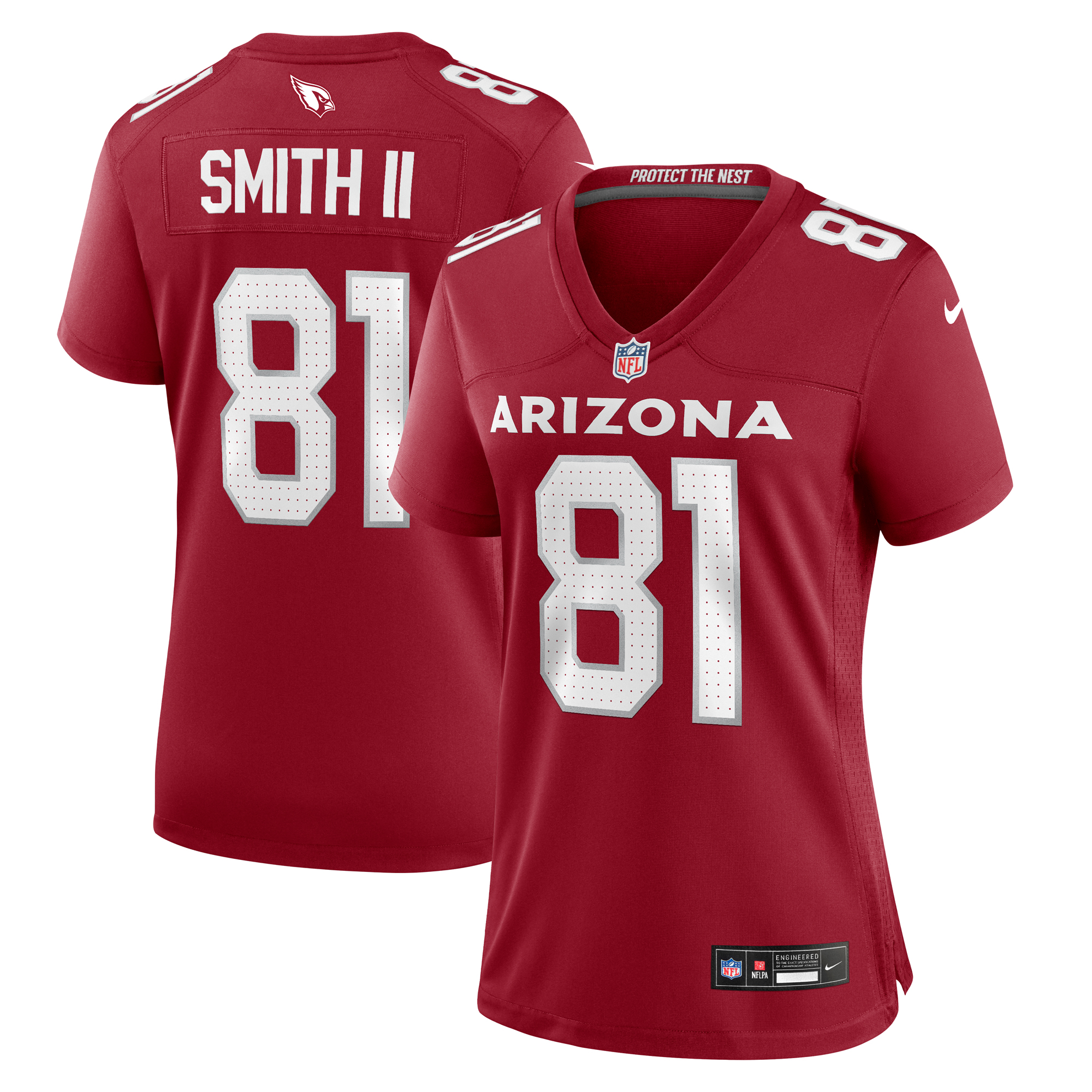 Jeff Smith II Arizona Cardinals Nike Women's  Game Jersey -  Cardinal