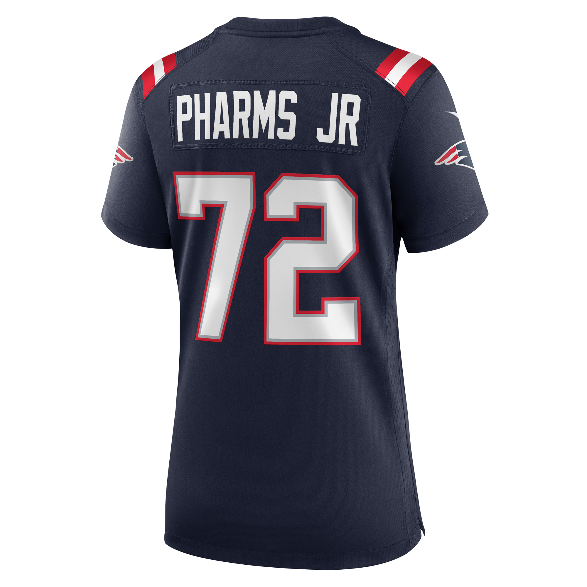 Jeremiah Pharms Jr. New England Patriots Nike Women's Game Jersey - Navy 3