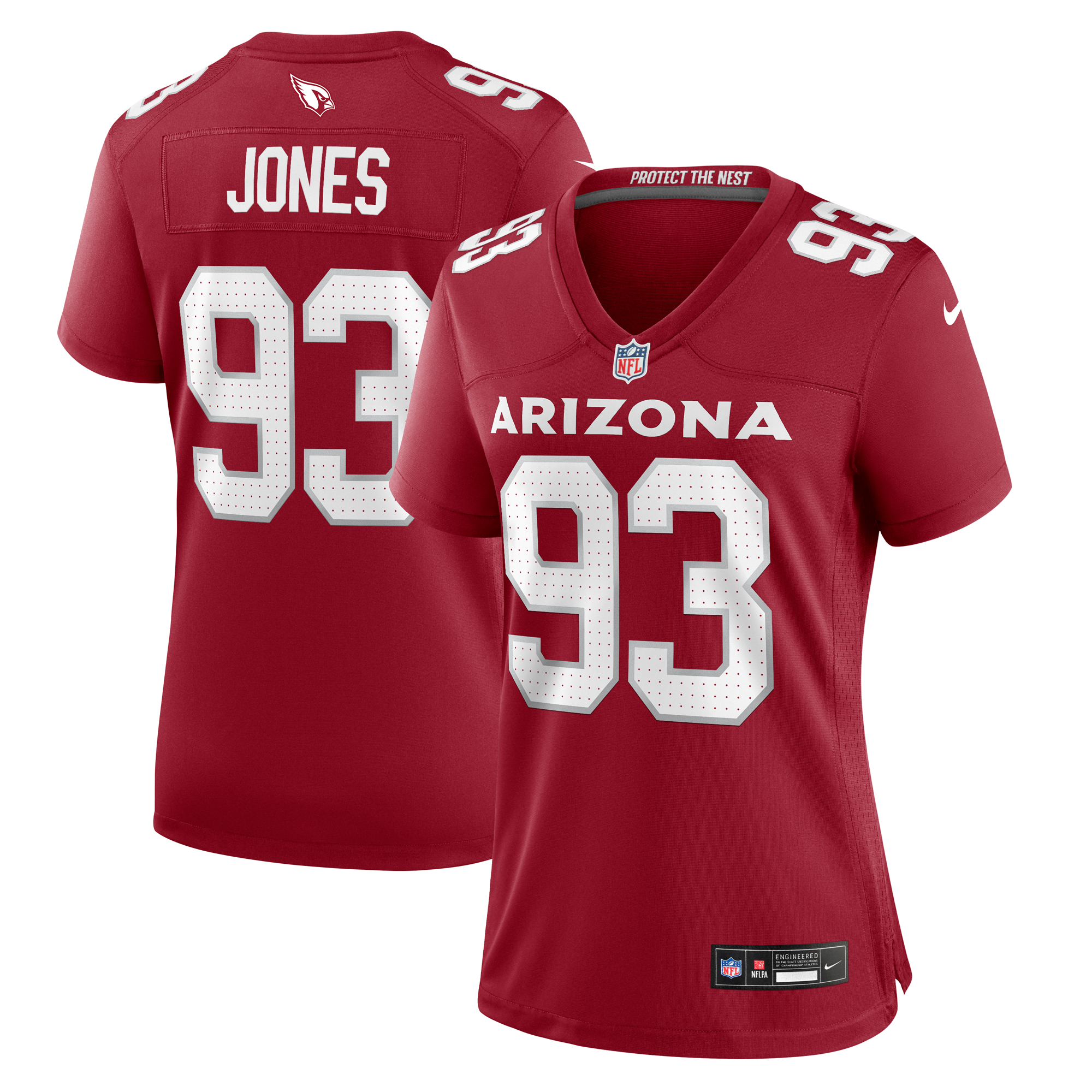 Justin Jones Arizona Cardinals Nike Women's  Game Jersey -  Cardinal