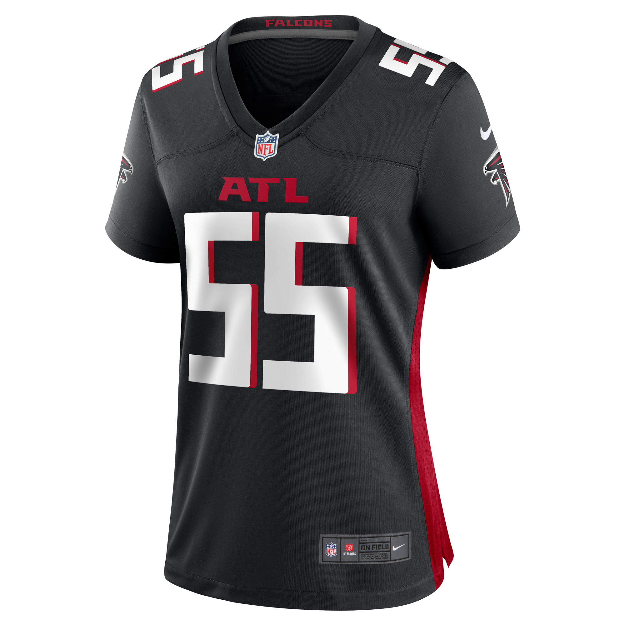 Kaden Elliss Atlanta Falcons Nike Women's Game Player Jersey - Black 2