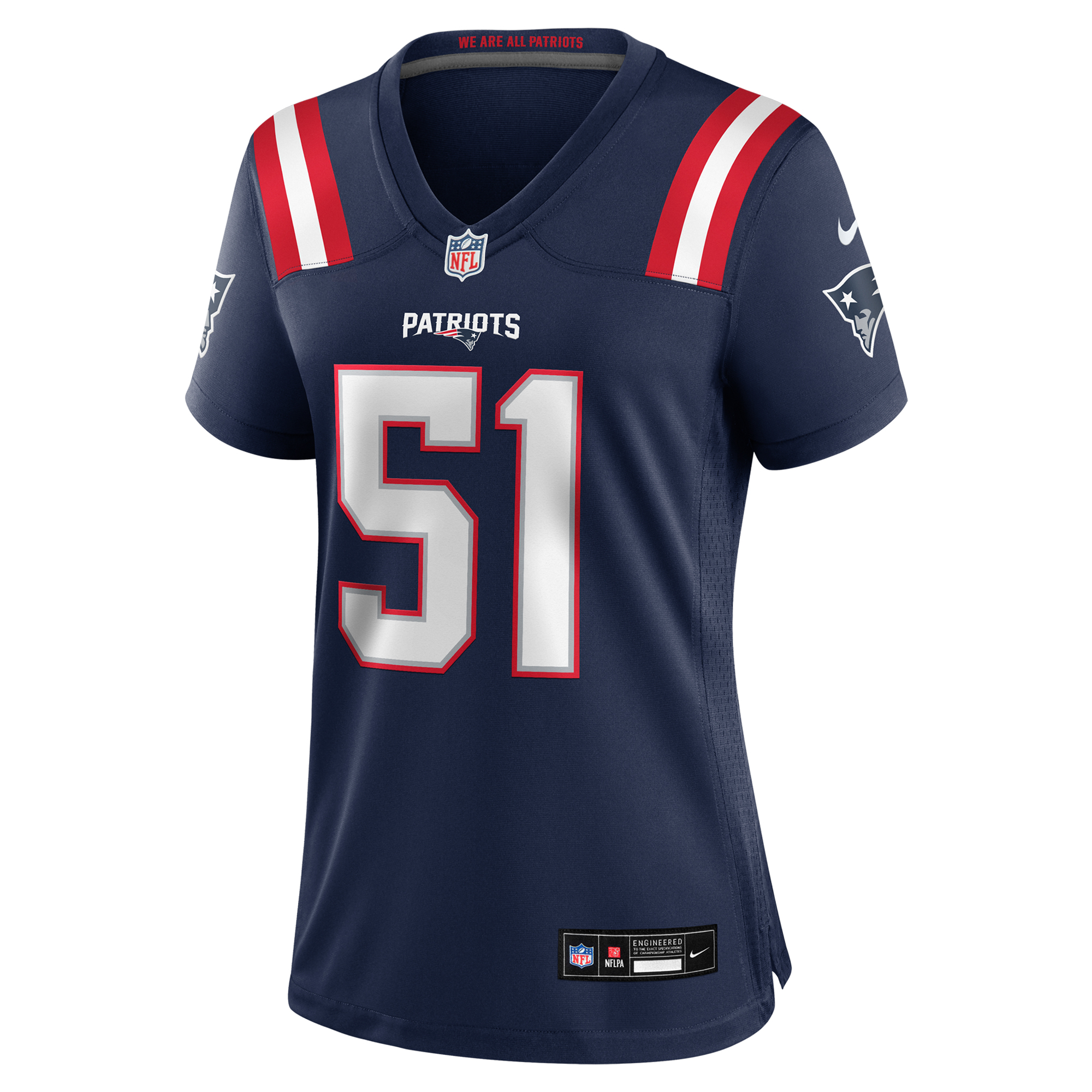Keshawn Banks New England Patriots Nike Women's Game Jersey - Navy 2