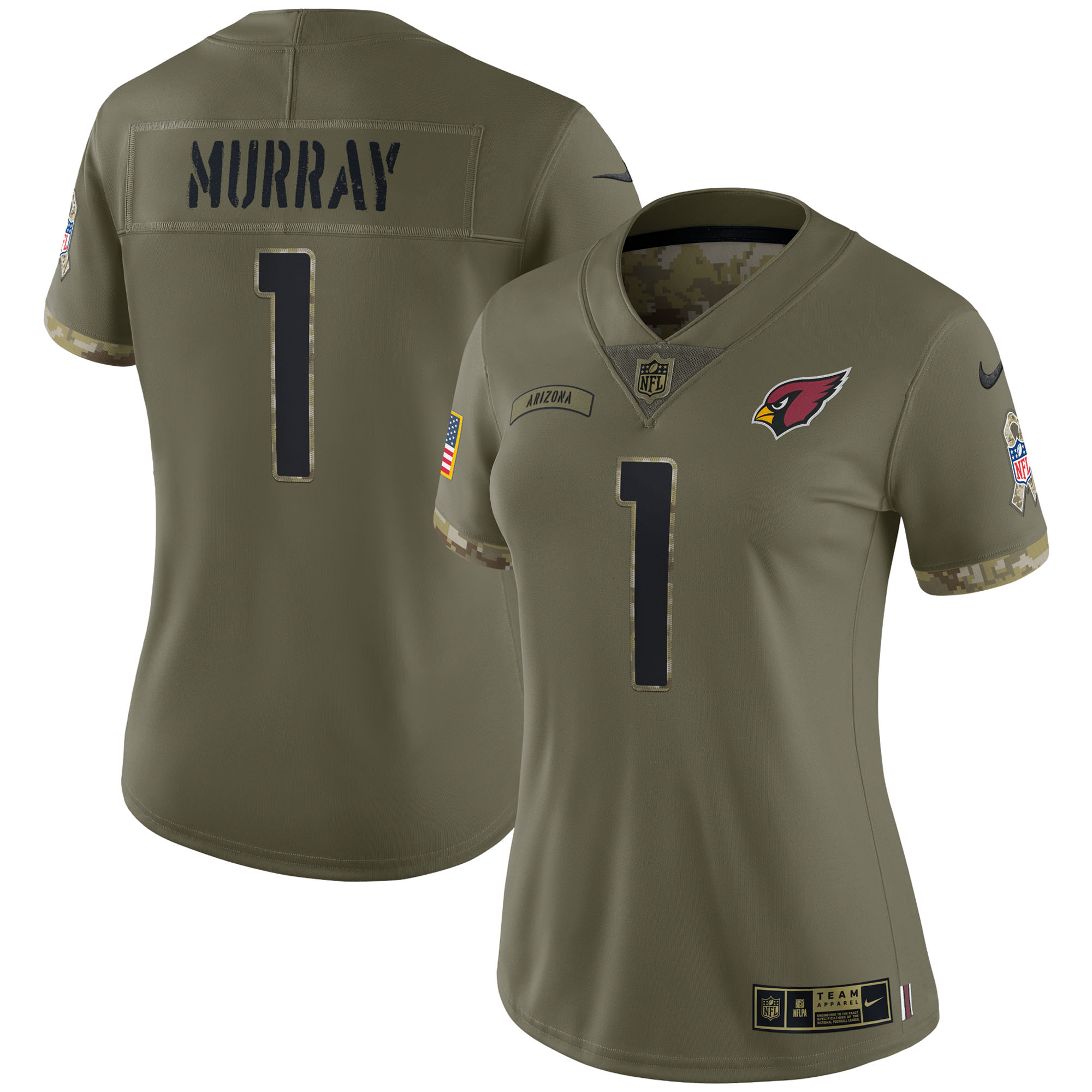 Kyler Murray Arizona Cardinals Nike Women's Salute To Service Limited Jersey - Olive