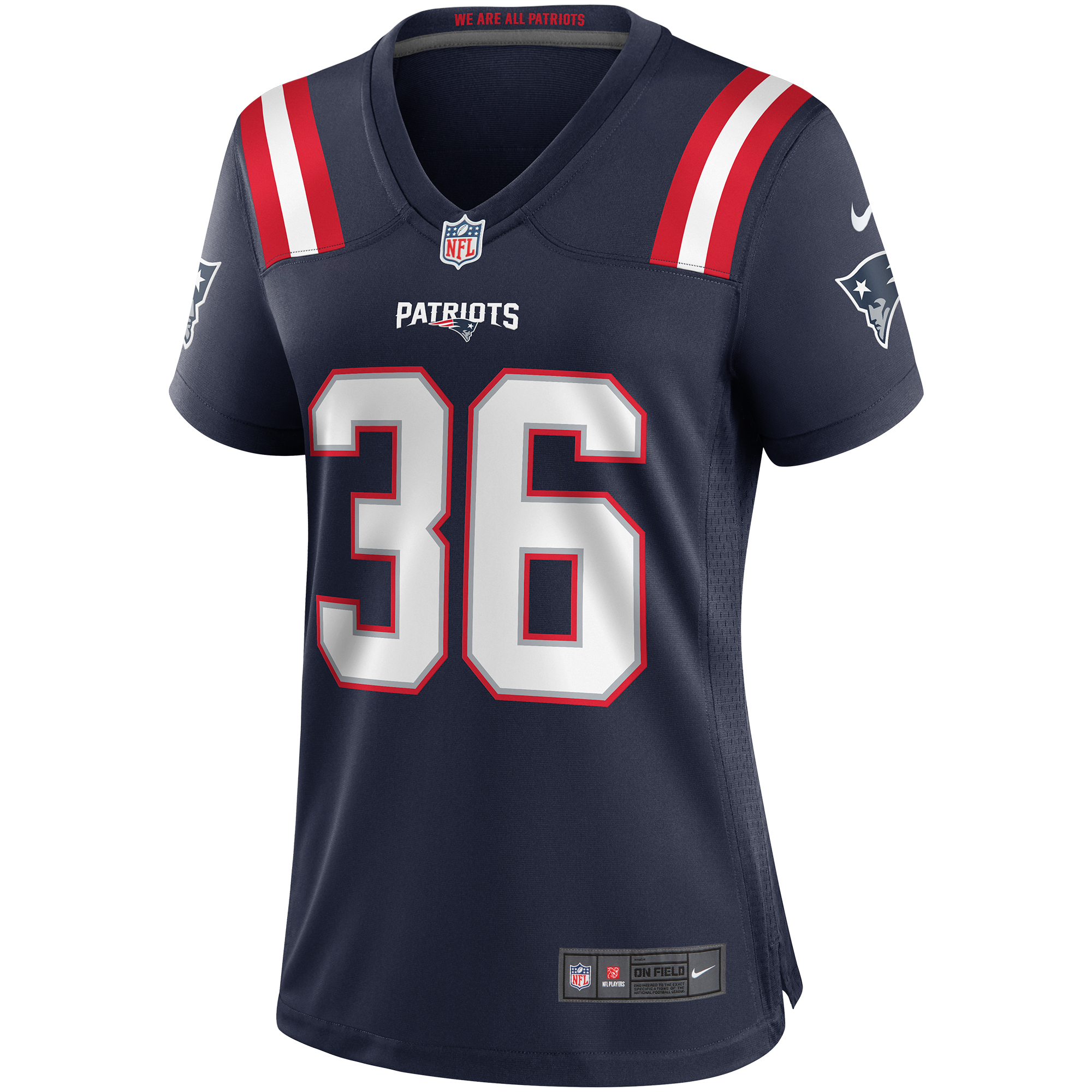 Lawyer Milloy New England Patriots Nike Women's Game Retired Player Jersey - Navy 2