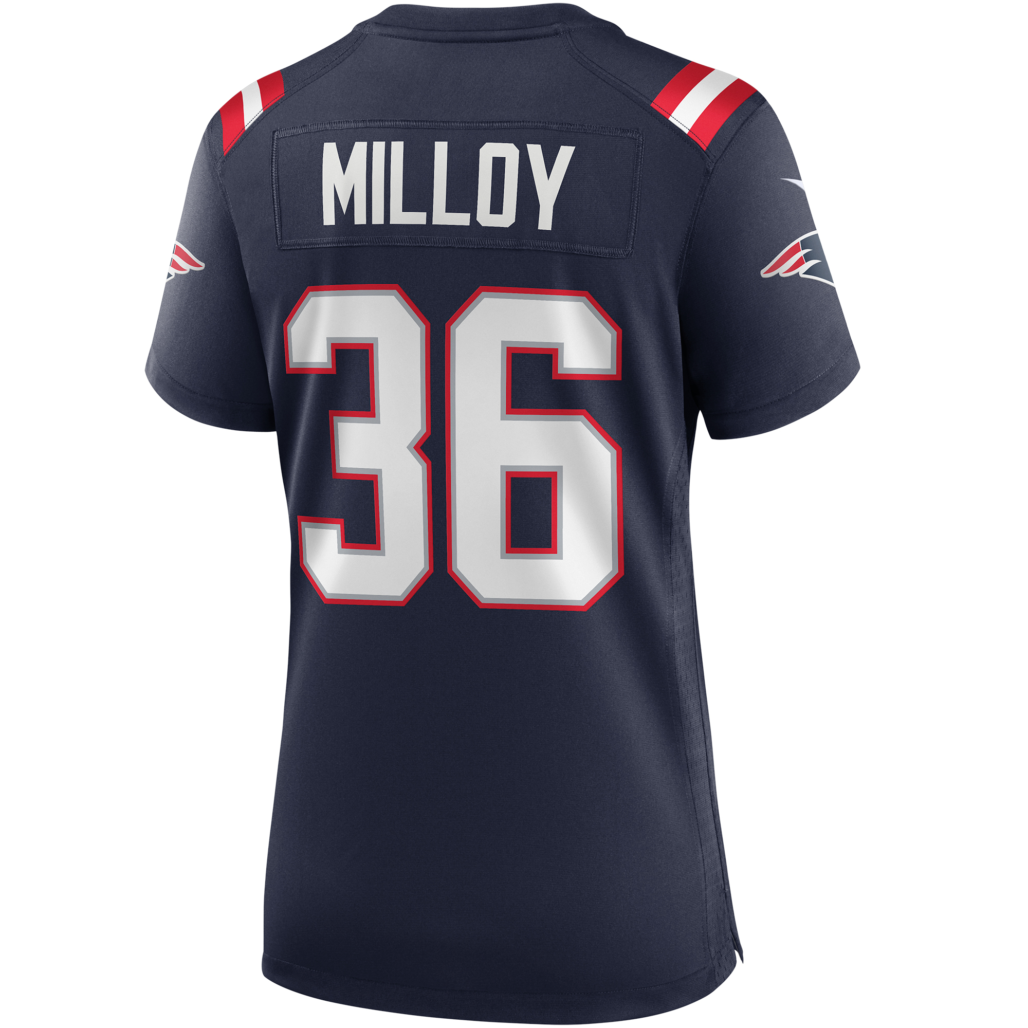 Lawyer Milloy New England Patriots Nike Women's Game Retired Player Jersey - Navy 3