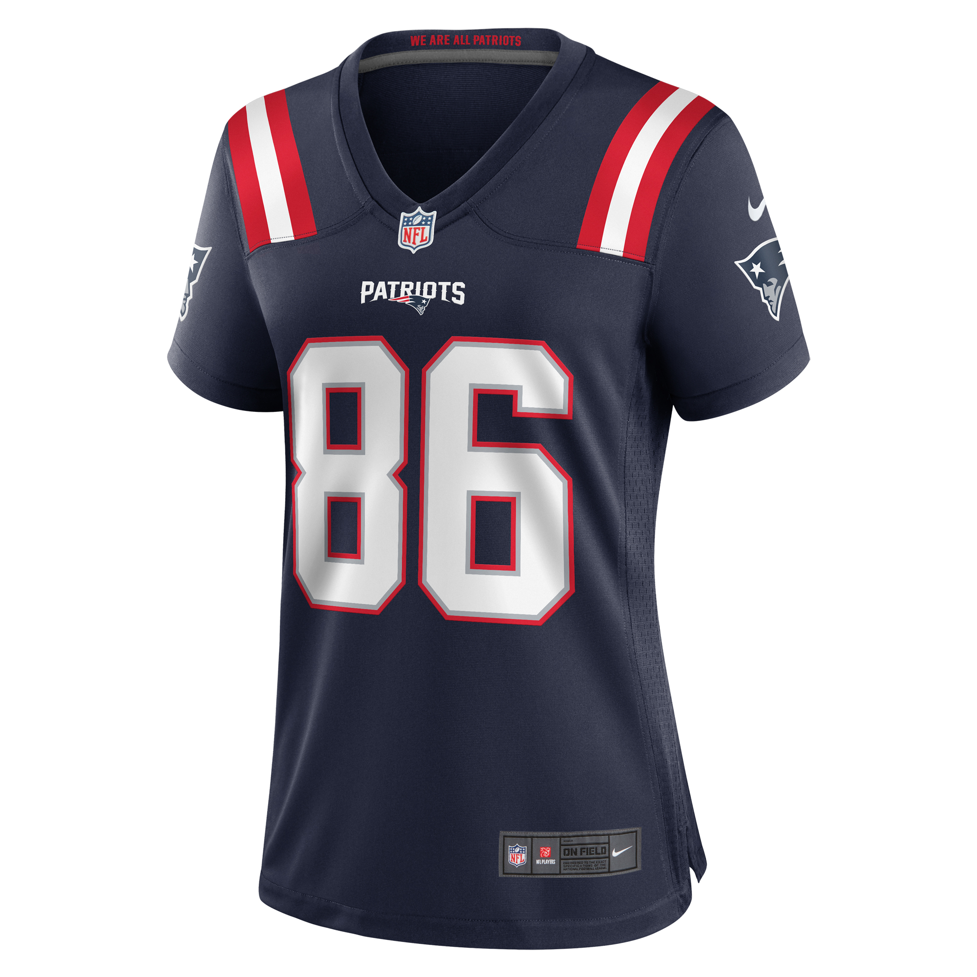 Lynn Bowden Jr. New England Patriots Nike Women's Game Jersey - Navy 2