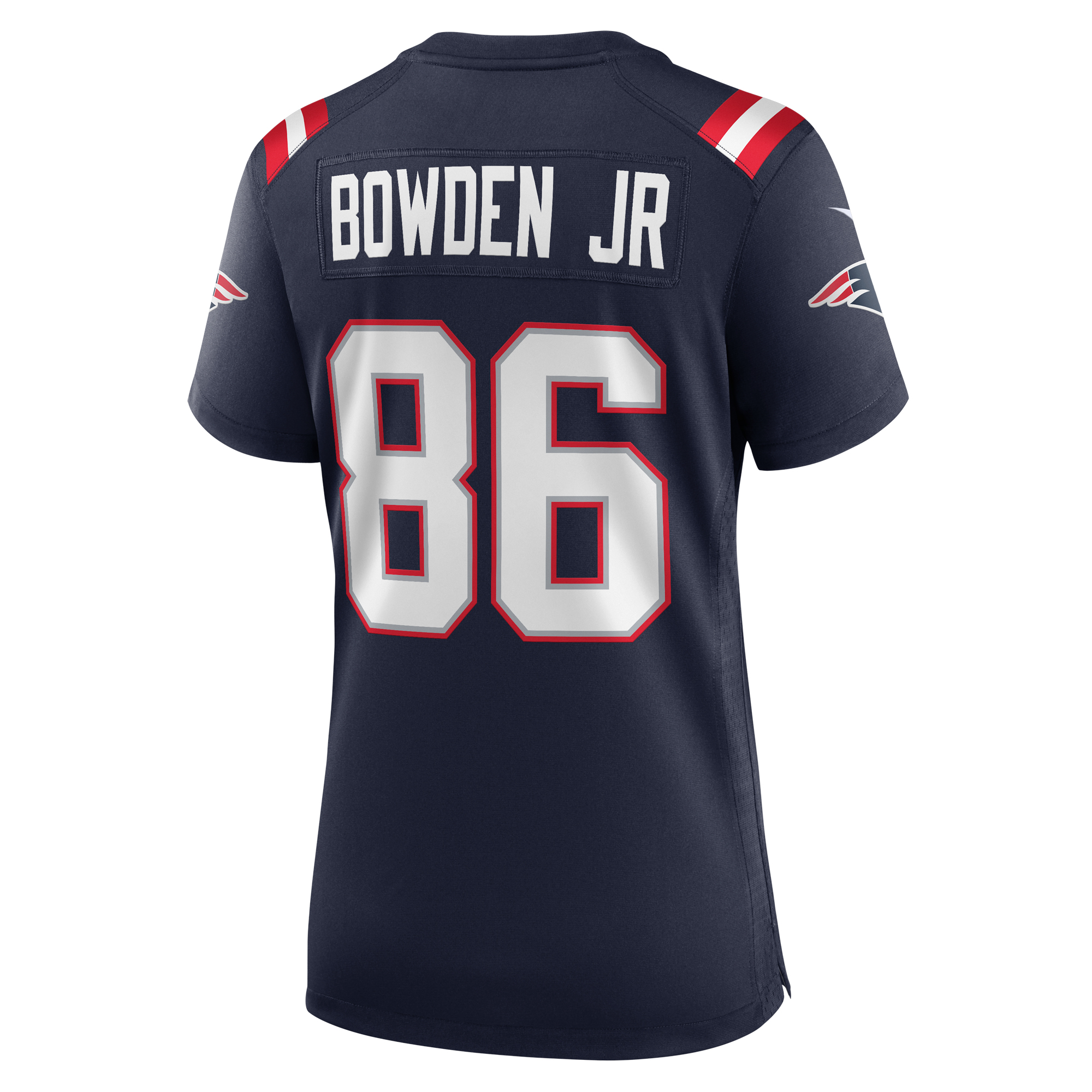 Lynn Bowden Jr. New England Patriots Nike Women's Game Jersey - Navy 3