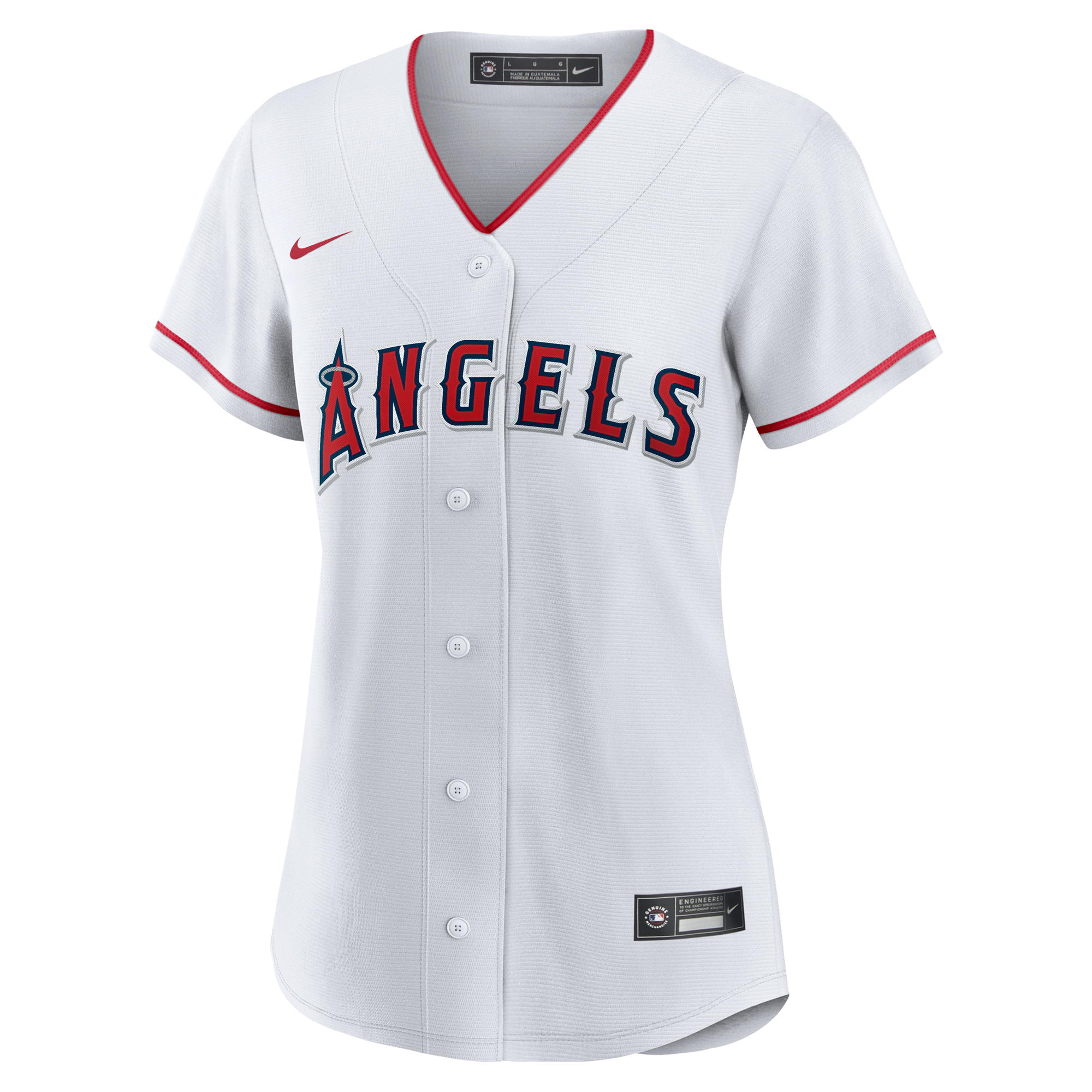 Travis d'Arnaud Los Angeles Angels Nike Women's Home  Jersey - White 2