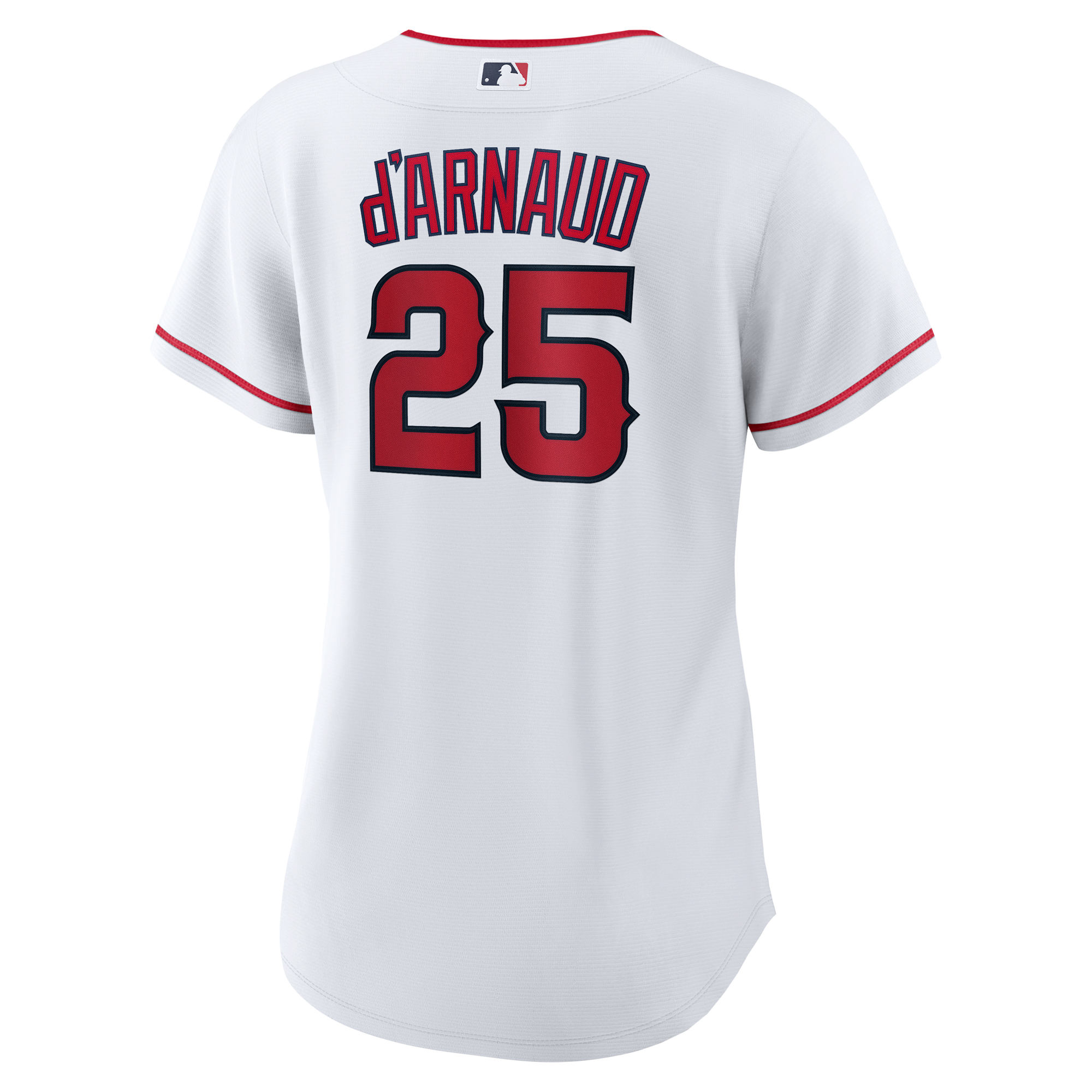 Travis d'Arnaud Los Angeles Angels Nike Women's Home  Jersey - White 3