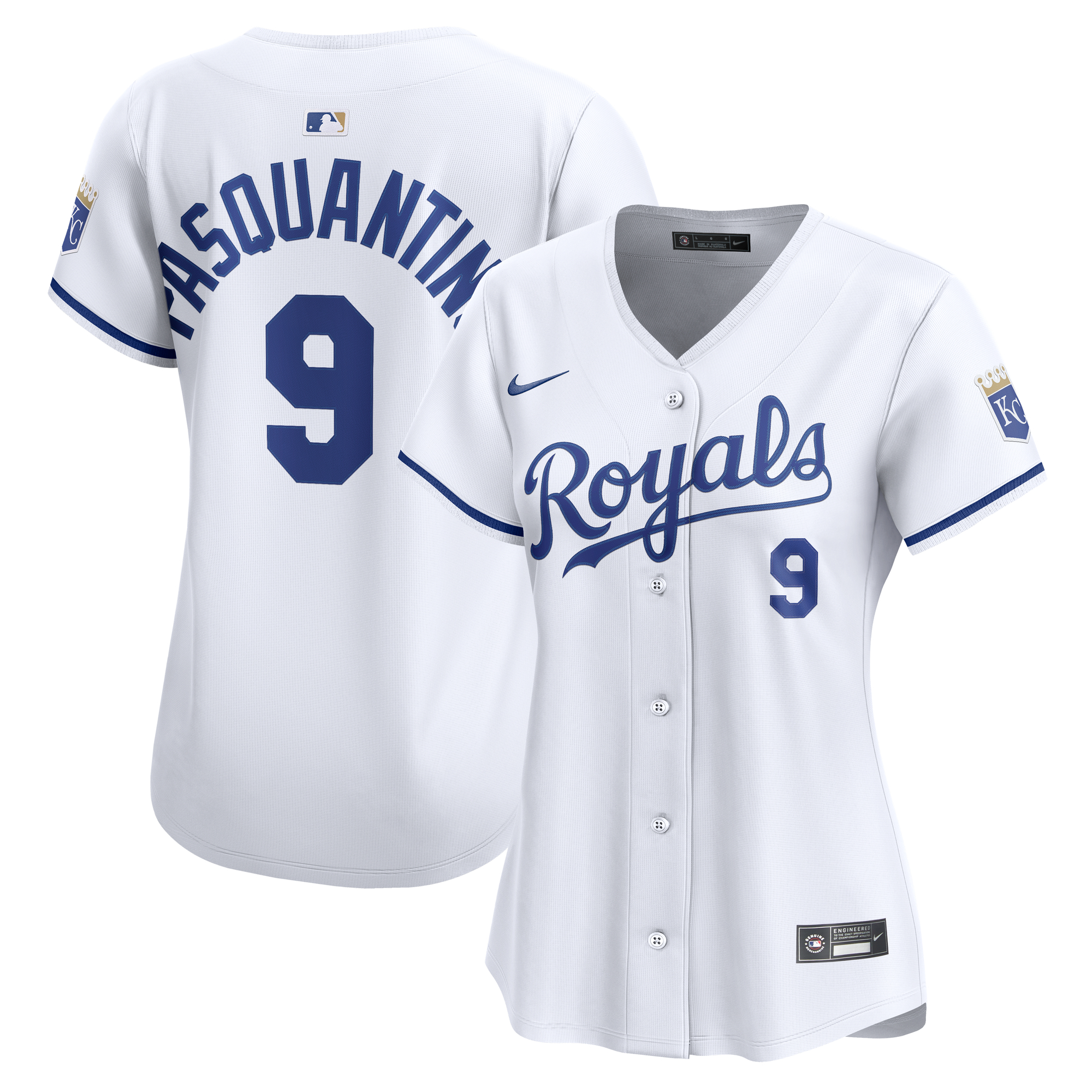 Vinnie Pasquantino Kansas City Royals Nike Women's Home Limited Player Jersey - White