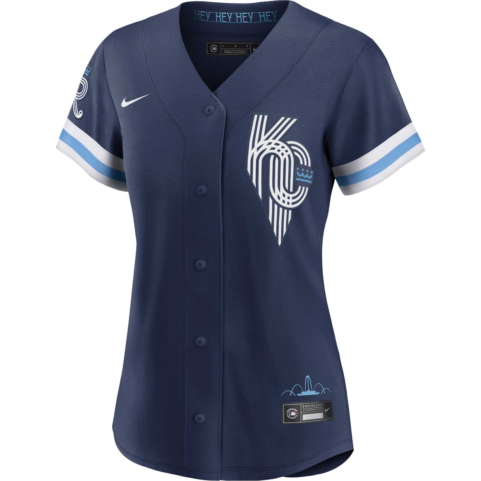 Whit Merrifield Kansas City Royals Nike Women's City Connect  Player Jersey - Navy 2