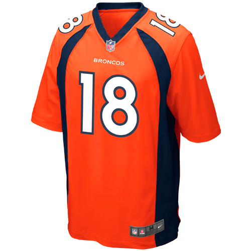 Peyton Manning Denver Broncos Nike Youth Team Color Game Jersey - Orange 2