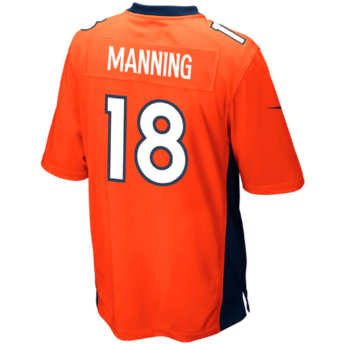 Peyton Manning Denver Broncos Nike Youth Team Color Game Jersey - Orange 3