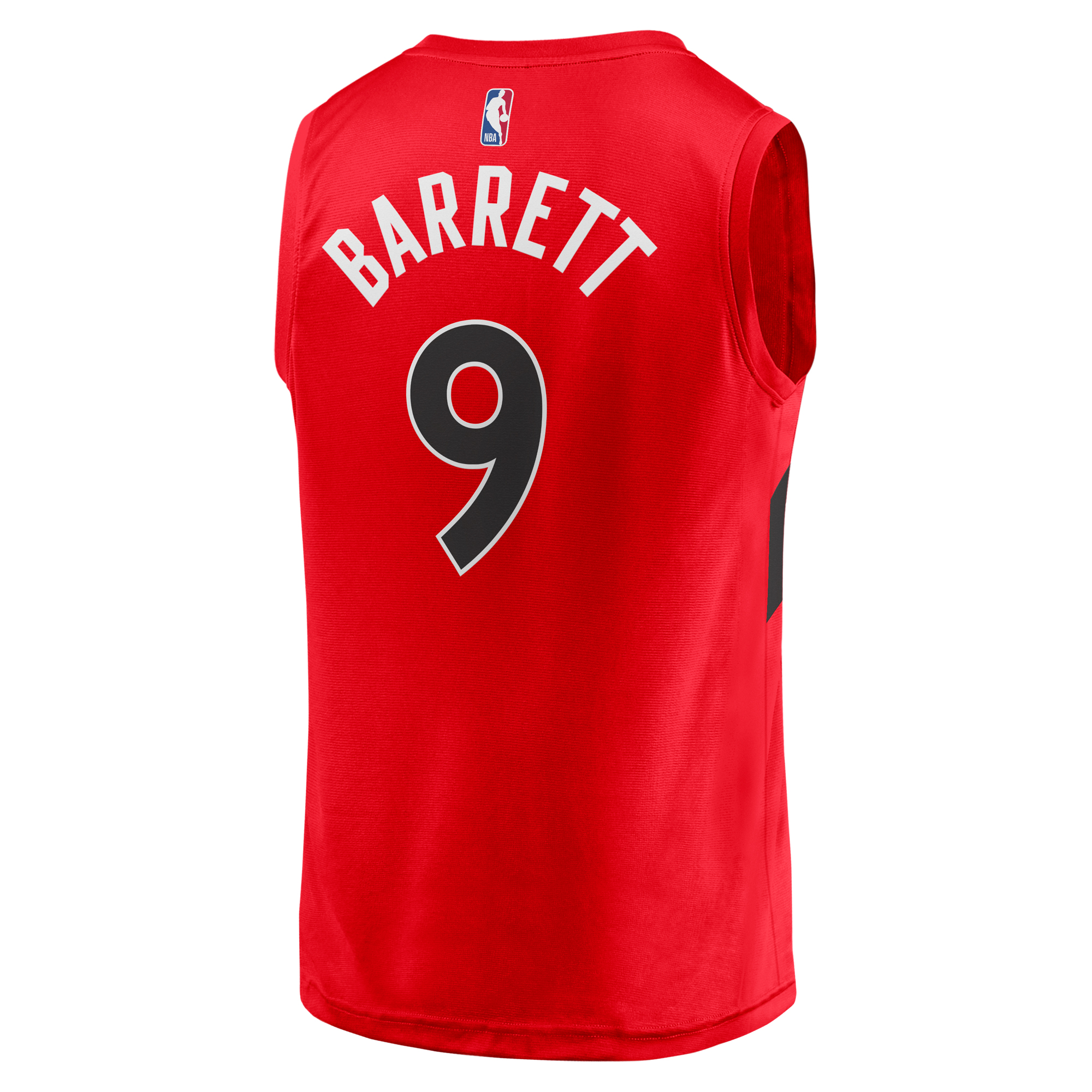 RJ Barrett Toronto Raptors Fanatics Youth Fast Break Player Jersey - Icon Edition - Red 3