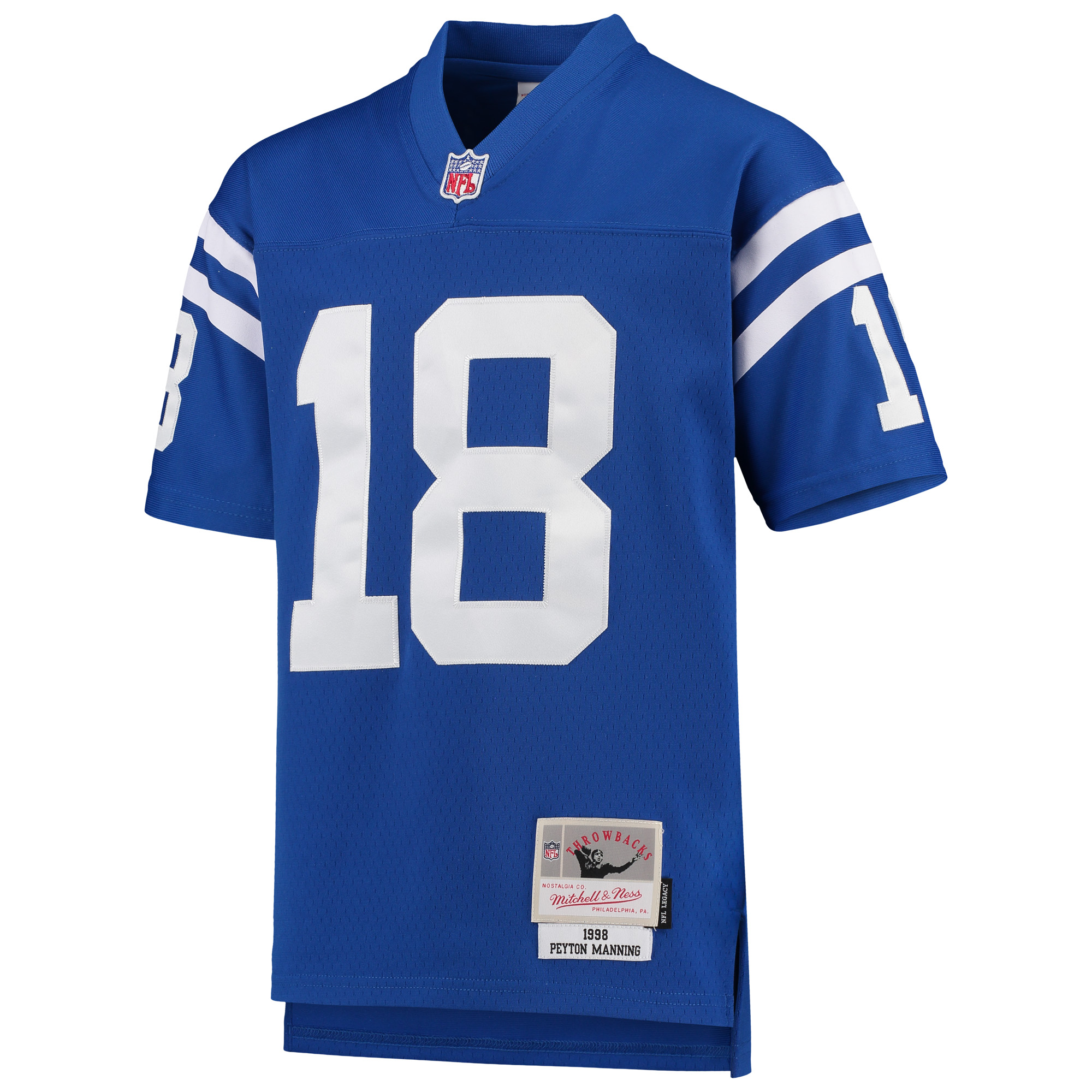 Peyton Manning Indianapolis Colts Mitchell & Ness Youth 1998 Legacy Retired Player Jersey - Royal 2 Peyton Manning Indianapolis Colts Mitchell & Ness Youth 1998 Legacy Retired Player Jersey - Royal 2