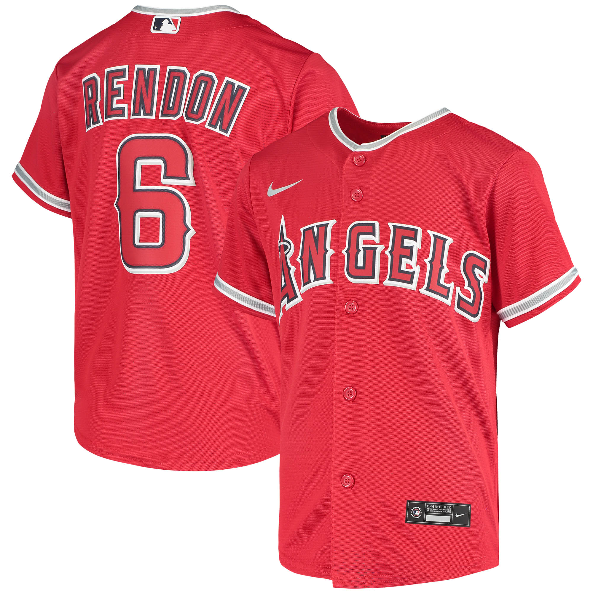 Anthony Rendon Los Angeles Angels Nike Youth Alternate  Player Jersey - Red