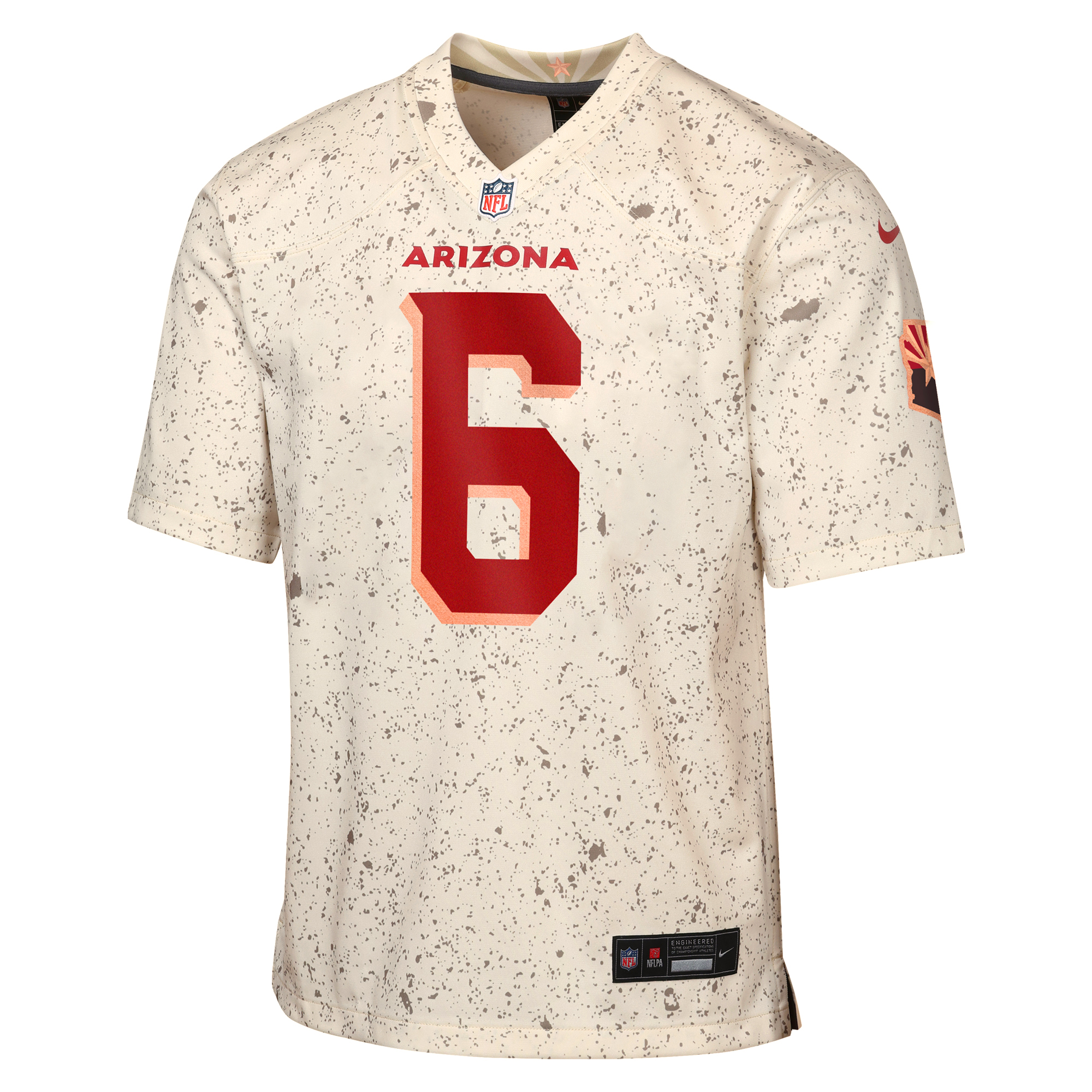 James Conner Arizona Cardinals Nike Youth 2025 Rivalries Collection Game Jersey - Natural 2
