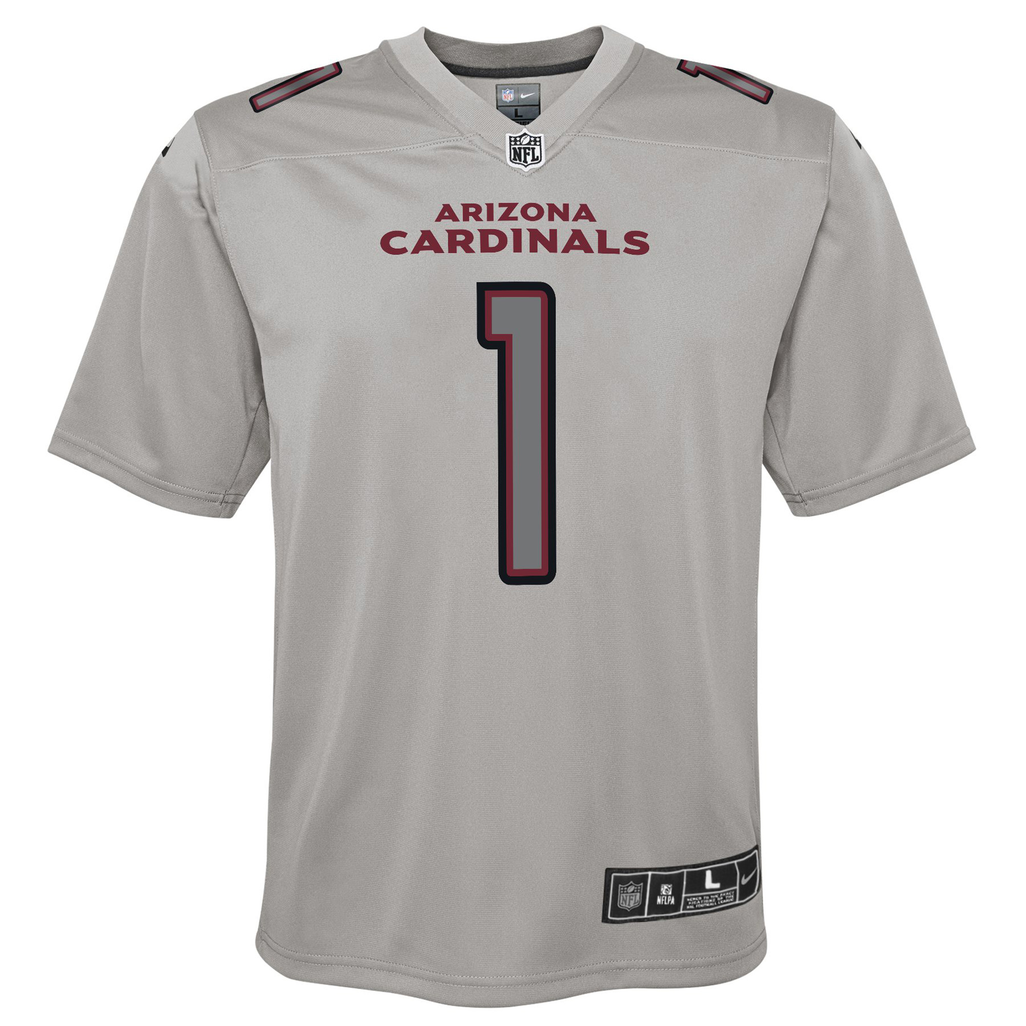Kyler Murray Arizona Cardinals Nike Youth Atmosphere Game Jersey - Gray 2 Kyler Murray Arizona Cardinals Nike Youth Atmosphere Game Jersey - Gray 2